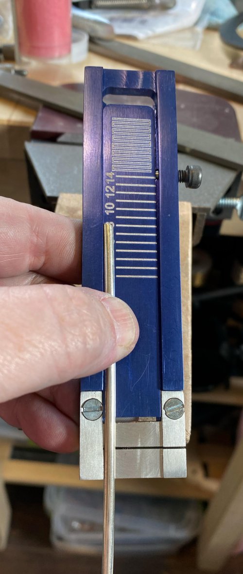 Susan LeGuyader's Quick Ring Shank Sizing - , Tools For Wire Jewelry, , Then align your wire 